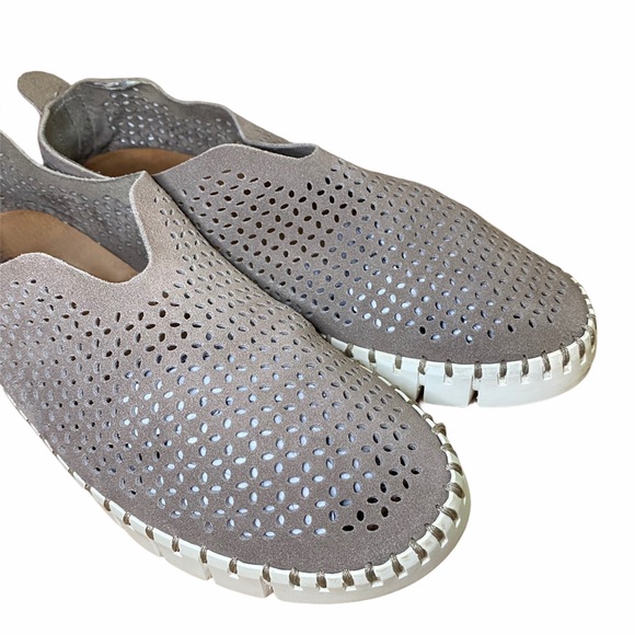 Jeffrey Campbell Tiles Perforated Suede Sneaker - Picture 9 of 11